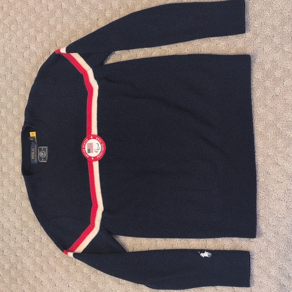 Polo Ralph Lauren Olympic Sweater 2022 Official Paralympic Team Wool Sweater Sm